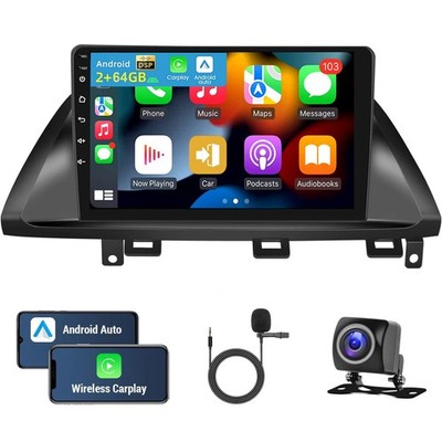 For Honda Odyssey 2005-2010 CarPlay Android 15 Car Stereo Radio Navi GPS 2+64GB