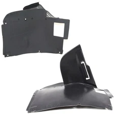 Set of 2 Engine Splash Shield For BMW 530i 2001-2003 Left & Right Plastic Cover
