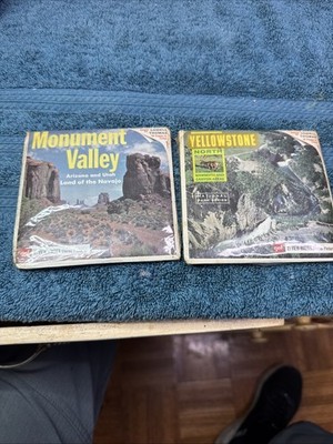 View-Master 3 reel A309 Yellowstone North And Monument Valley A356 Both Sealed.