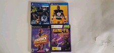 Video Games Lot 4 DDRMAX, Madden 19, Playstation VR, Kung-fu High Impact