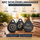 NFC Schlüsselanhänger Personalisiert NFC Tag Lasergravur 3D Druck Geschenk