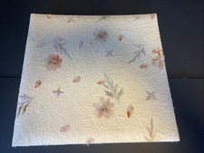 Postbound Scrapbook Album Cover Pressed Flowers Leaves Dried Plant Texture