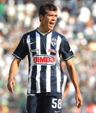 Camiseta Rayados de Monterrey Temporada 2007-2008 Grande Nike #58 Borgetti