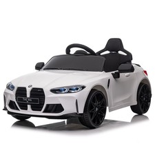 BMW M4 12v Kids ride on toy car 2.4G W/Parents Remote Control White