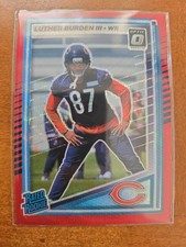 2025 Panini Donruss - Rated Rookie Luther Burden #395 Optic Preview Red Wave