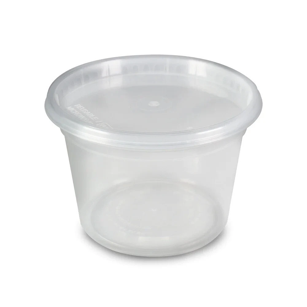 16 oz To Go Soup Containers with Lids, Disposable Paper Bowls (36 Pack)