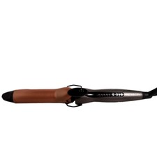 Revlon Pro Collection Copper Ceramic 1.25" Curling Iron, Black. Rarely Used
