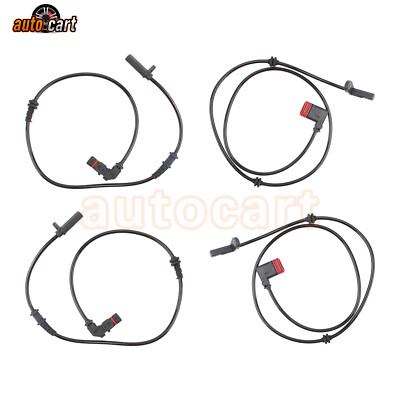 For 2010 2012 2013 Mercedes-Benz C200 1.8L 4PC ABS Wheel Speed Sensor 2045400117