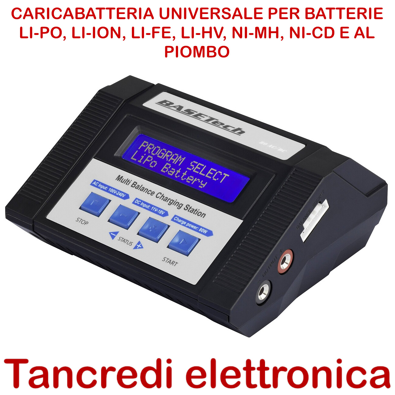 Caricabatterie RC All-in-One: Il Compagno Ideale per Drone e Automodelli
