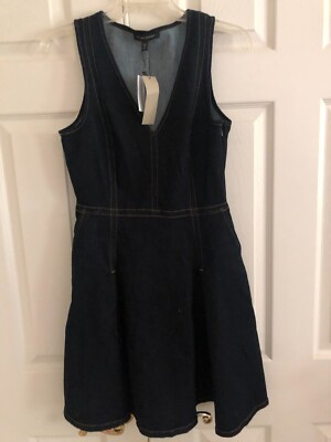denim flare dress women CLEARANCE main image 1