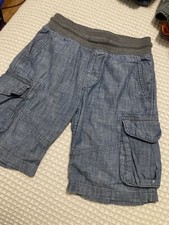 gap boys cargo shorts M 8 Blue Soft Jeans