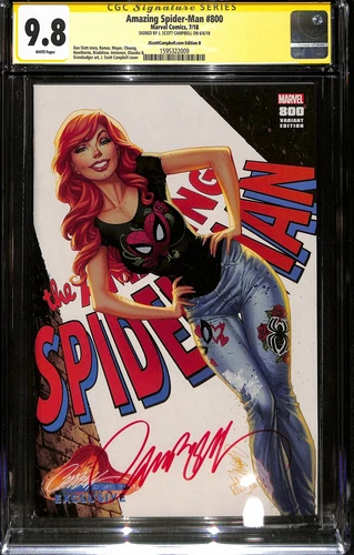 Amazing Spider-Man #800 (Marvel, 2018) CGC 9.8 - JScottCampbell.com Edition B...