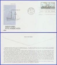 USA4 #2409 U/A ARTMASTER FDC   Steamboat Walk in the Water 1818