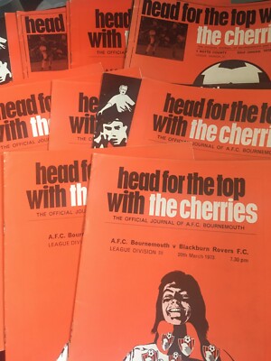 Bournemouth HOME Programme 70er 80er Jahre und moderne Ausgaben - Liga & Pokal