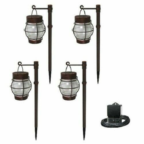 8 Pack Malibu Landscape Lighting Daybreak LED Pathway Low Voltage Light