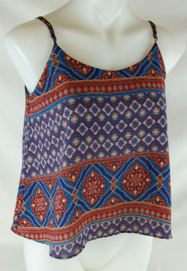 Forever 21 Adj. Spaghetti Strap Multi- Colored Cr… - image 12