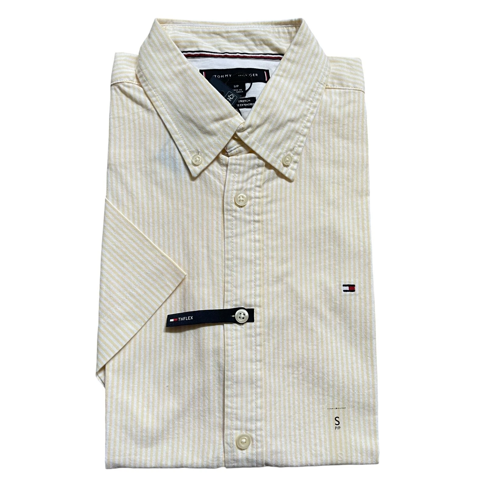 NWT Tommy Hilfiger Men's Regular Fit Stretch Cotton Oxford Short Sleeve Shirt
Opens in a new window 