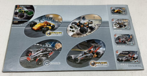 Lego Racers Manual For Set 8469 Slammer Raptor NO BRICKS - Picture 2 of 2