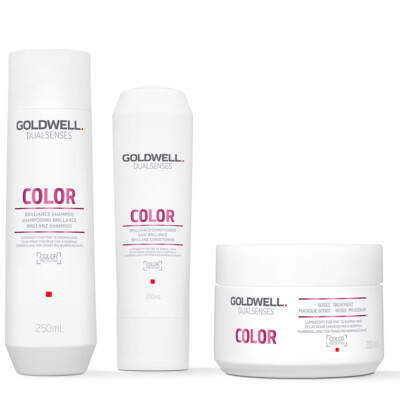 Goldwell Dualsenses Color Brilliance Shampoo 250ml+200ml Conditioner+200ml Maske