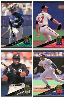 1993 Leaf Baseball Hall Of Fame Stars Singles - Actual Scans of Cards You Pick