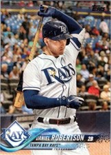 2018 Topps Update #US244 Daniel Robertson Tampa Bay Rays