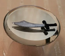 MINIATURE DOLLHOUSE  OR ROOM BOX CAIRO SWORDSMAN SWORD