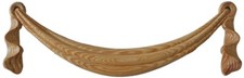 Wooden Furniture Swag Onlay, Adam Style Linenfold Centrepiece Hand Carved, PN335