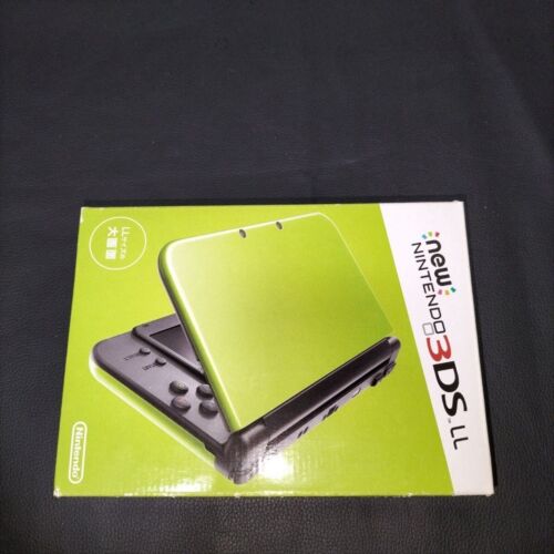 Nintendo 3DS LL XL Lime Green Black Console Japan ver 2016 New unused JP - Picture 1 of 3