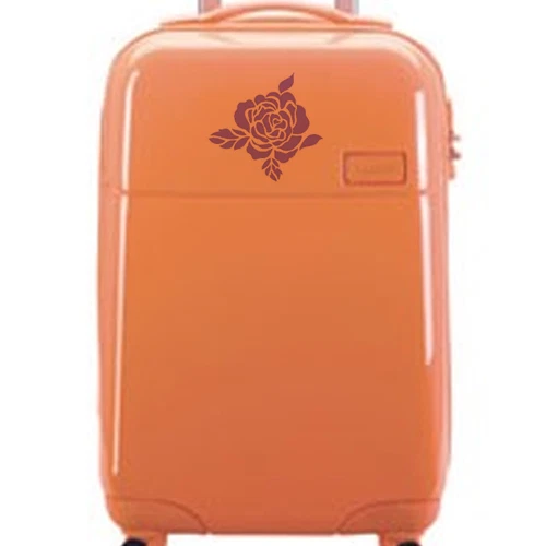 Calcomanía adhesiva de vinilo arte flor rosa para Macbook computadora portátil ventana coche SUV decoración de pared Foto 2 de 4