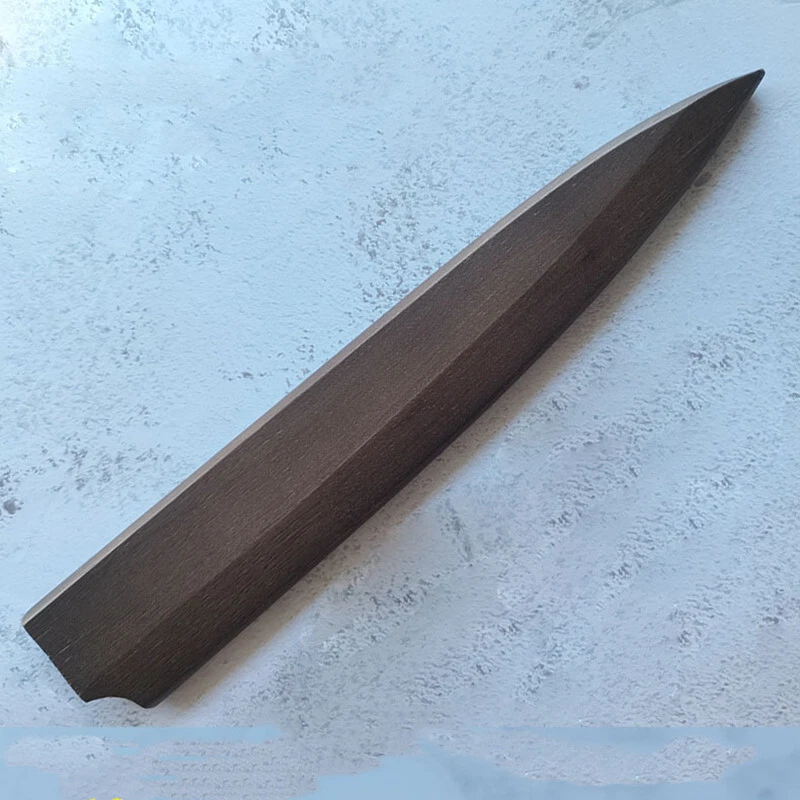 Japanese Chef Knife Sheath Yanagiba Saya Knife Holder Wood Blade Guard Case Bag
