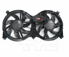 Dual Radiator and Condenser Fan Assembly For 2013-2017 Nissan Pathfinder