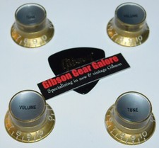 Les Paul Knobs Set Gold Top Hat Guitar Parts R8 SG Custom Slash ES Gibson Pick A