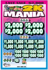 NEW pull tickets 2K MANIA **20 pt Game** - In...