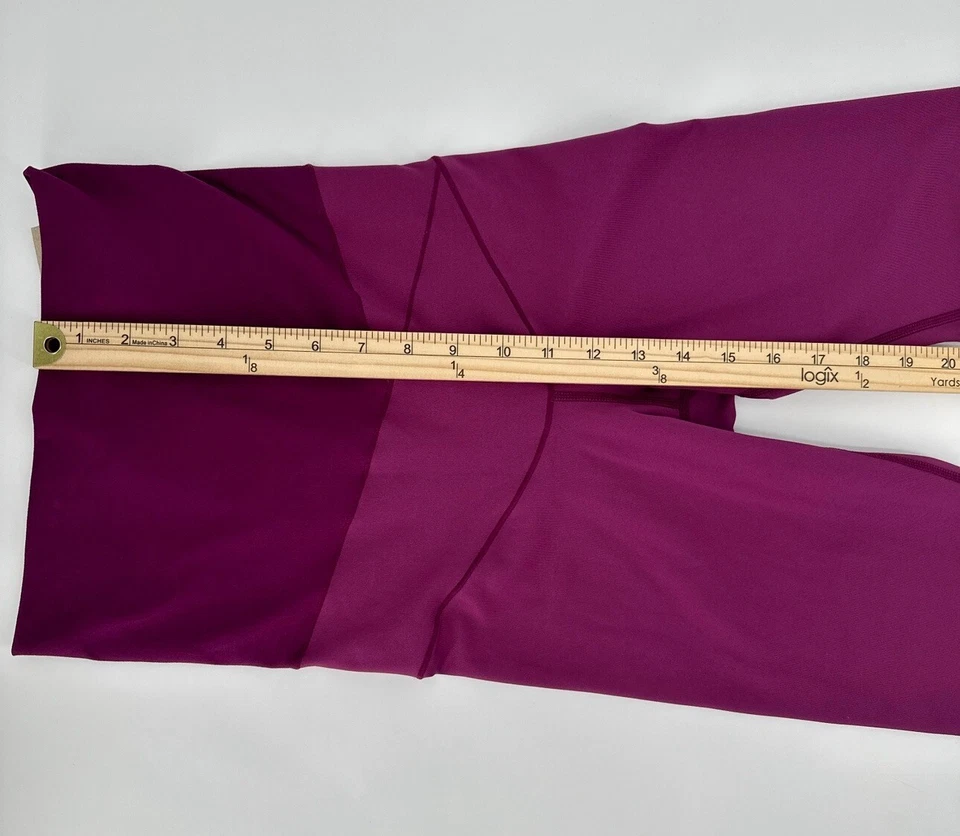 Nike Leggings Womens XS-Tall Maternity High-Waisted Dri-Fit Maroon DH1587-610 - Image 2 of 4