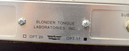 Blonder TongueSeries demodulatore agile modello AD-1, OPT 17-Stock #5925 - Foto 5 di 5