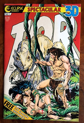 TOR #1 July 1986 Spectacular 3D, Eclipse Comics, incl. Brille, JOE KUBERT