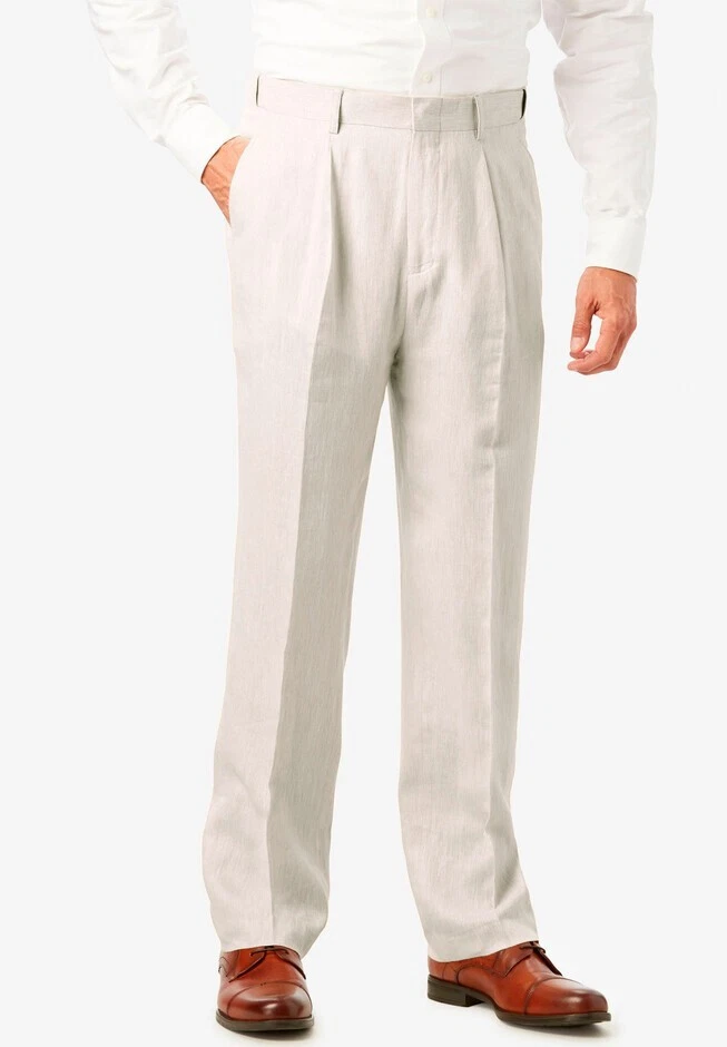 KS ISLAND MEN'S DRESS PANTS, SIZE 68X38 BIG, (ID#6701296-647)