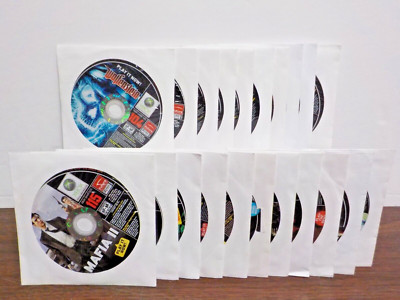C0705 Microsoft Xbox Magazine ''CD #104-130'' Video Game Disc Bundle (Incomplete)