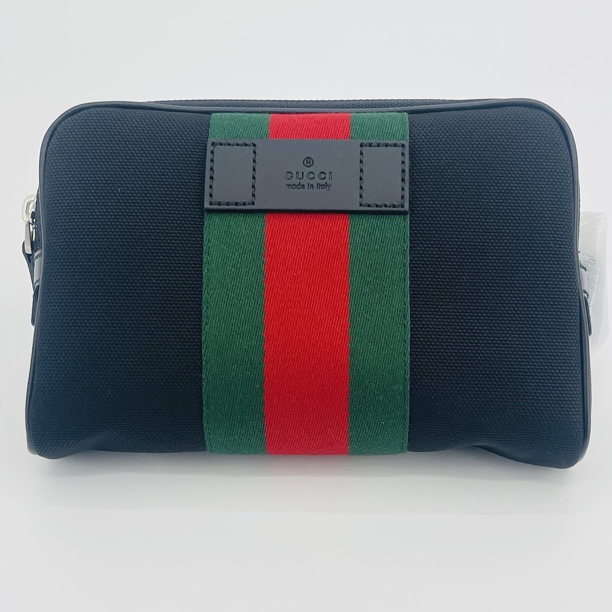 Gucci Cross Body Bag Green Red Techno Canvas Belt Web 630919 | eBay