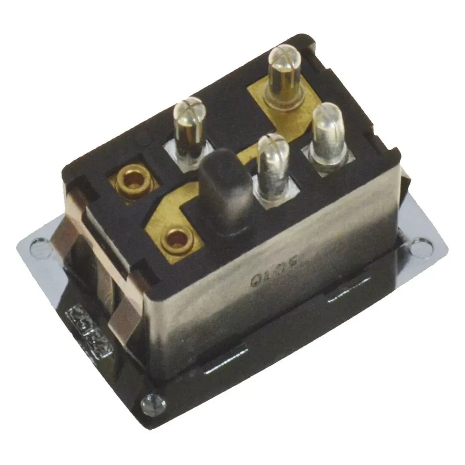 Nuevo interruptor de puerta de ventana eléctrica cromado negro para Mercedes Benz 1966-1981 Foto 3 de 4