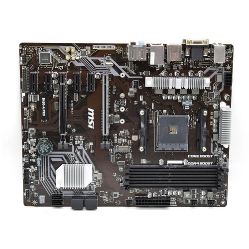 For MSI B450-A PRO AMD AM4 DDR4 ATX Motherboard - 第 1/8 張圖片