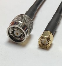 3 foot RG58 RP-TNC MALE to SMA MALE Pigtail Jumper RF coaxial cable 50ohm High