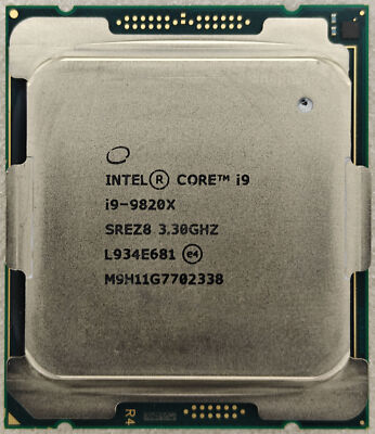 INTEL CORE I9-9820X 3.30GHZ 10-CORE 10MB LGA 2066 PROCESSOR SREZ8