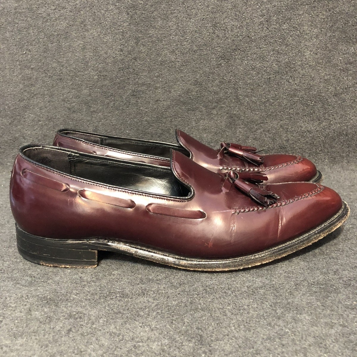 Johnston & Murphy Shoes Men Size 9.5 Aristocraft Burgundy  display picture 2