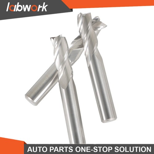 Labwork End Mill Carbide 3/8 In Diameter 3 Flute 2-1/2 In Overall Length 3Pack - Bild 4 von 13