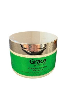 Grace Skin Toning And Brightening Collagen Complex Salt Scrub NEW 10 oz