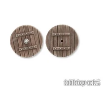 Tabletop Art Mini Cart Wheels - Set #2 Pack New