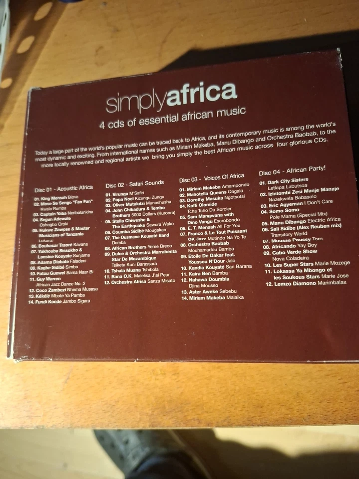 Simply Africa 4 Cd Box - Bild 2 von 2