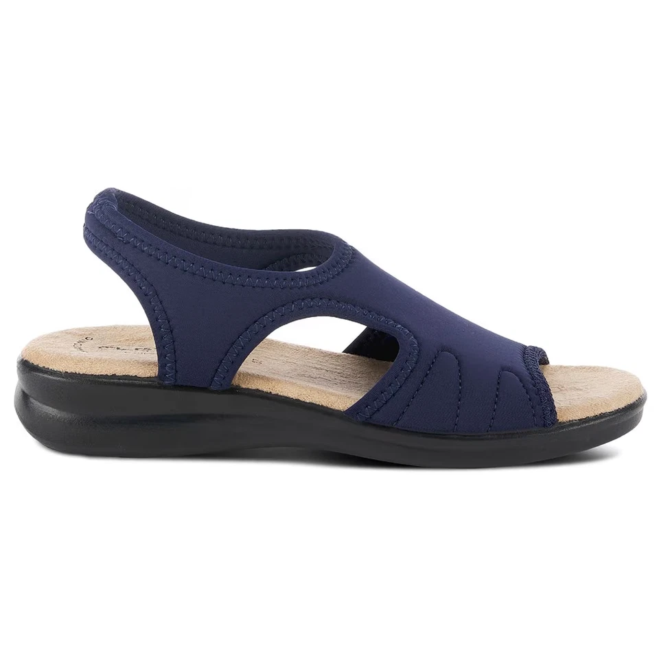 Flexus By Spring Step Nyaman Flat Sandal Navy EU 38 / 40 / 41 / 42 - Image 2 of 2
