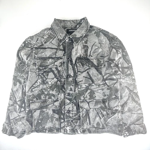 Men Denim KINDRED 4-Pocket Mossy Oak-Pattern Camo Hunting Jacket - product listing photo